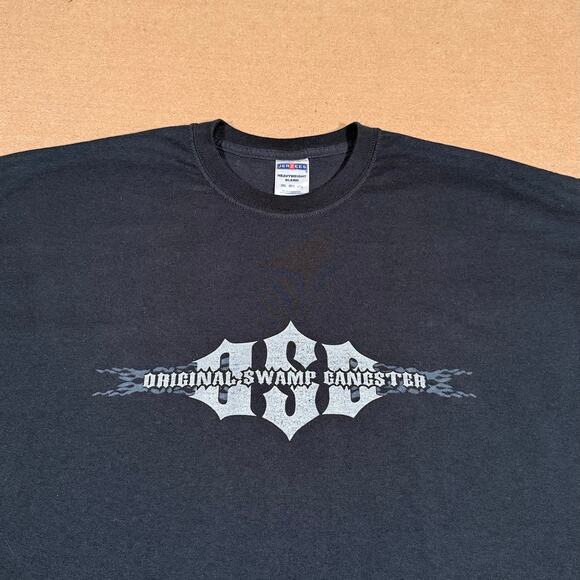 Vintage Wild Bills Airboat Tours Shirt OSG Swamp Gangster Florida Jerzees 2XL - Picture 4 of 6